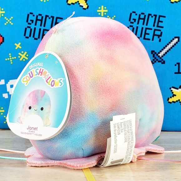 Squishmallow Janet the Jellyfish 5" UltraSoft Stuffed Sealife Squad Plush NWT - Picture 5 of 12